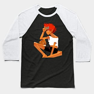 Space Cowboys - Anime Baseball T-Shirt